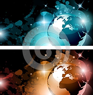 Suggestive galactic space background s