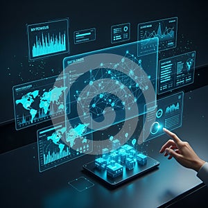 Suggests advanced data processing and presentation capabilities, emphasizing