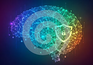 Suggests themes of artificial intelligence, cybersecurity, and data