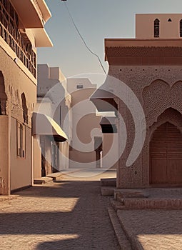 Suhar, Sham?l al B??inah, Oman. Generative AI. photo