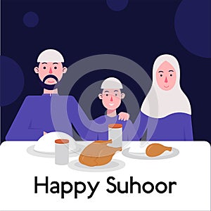 Suhoor and Iftar Party with Family During Ramadan