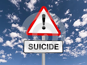 Suicide warning sign