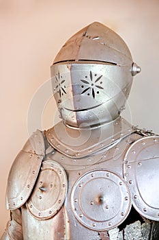 Suit of armor at Belvoir Fortress - Kokhav HaYarden Israel
