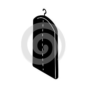 Suit garment bag icon