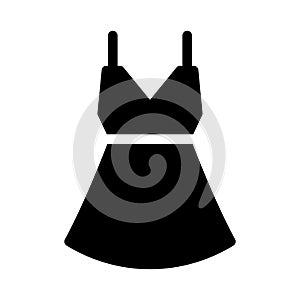 Suit glyph flat vector icon