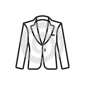 Suit icon line design. Tuxedo, men, business, male, office, line, manager, vector, shirt, businessman vector