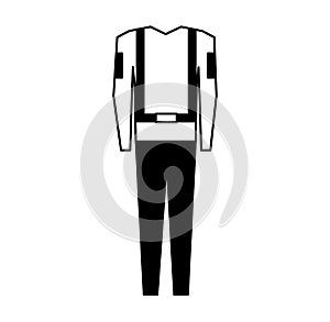 suit safety uniform icon