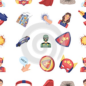 Suit, sign, superman, and other web icon in cartoon style. Lifeguard, protector, superpower icons in set collection.
