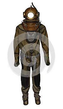 Suit of the submariner diver