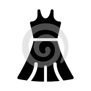 Suit glyph flat vector icon