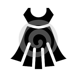 Suit glyph flat vector icon