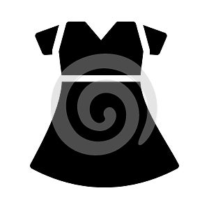 Suit glyph flat vector icon