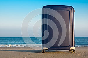 Suitcase on the beach