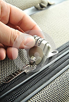Suitcase combination lock