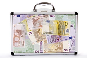 Suitcase filled euro-notes