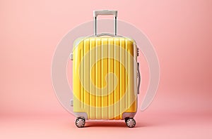 suitcase with handle and wheels