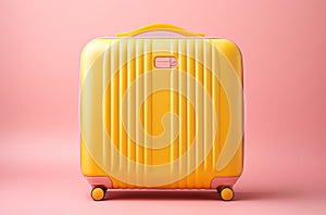 suitcase with handle and wheels