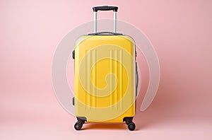 suitcase with handle and wheels