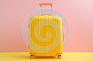 suitcase with handle and wheels