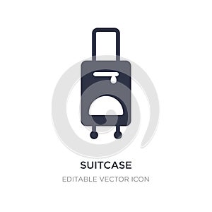 suitcase icon on white background. Simple element illustration from Signs concept