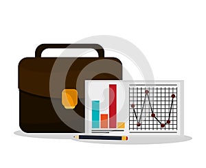Suitcase infographic and Worktime design
