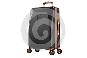 Suitcase travel black large luggage