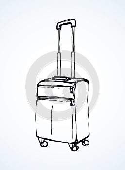 Suitcase. Vector drawing