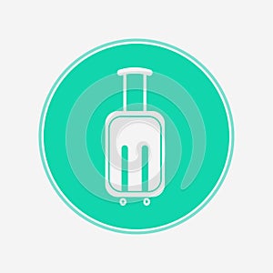 Suitcase vector icon sign symbol