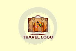 Suitcase vector logo EPS 10