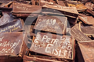 Suitcases of Auschwitz victims