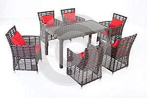 Suite Of Wicker Furniture