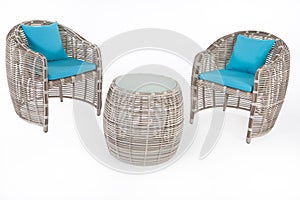 Suite Of Wicker Furniture