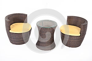 Suite Of Wicker Furniture