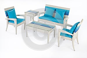 Suite Of Wicker Furniture