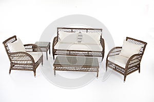 Suite Of Wicker Furniture