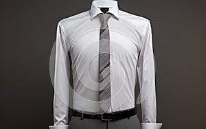 Suited and Styled: Full Shirt - Blurring the Lines isolated on a transparent background.