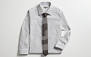 Suited and Styled: Full Shirt - Blurring the Lines isolated on a transparent background.