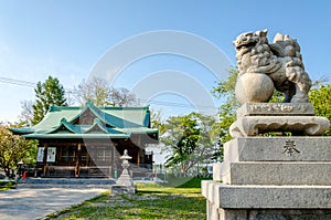 Suitengu shrine the temple of shinto religion at Otaru, Hokkaido photo