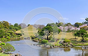 Suizenji Garden in Kumamoto, Japan