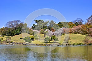 Suizenji Garden in Kumamoto, Japan