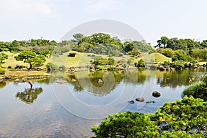 Suizenju Koen Lake at Kumamoto