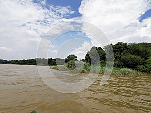 Sukhna Lake in Chandigarh, Punjab, India