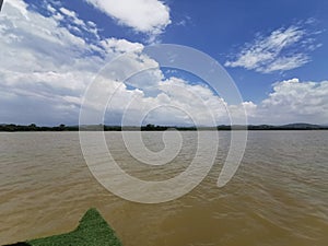 Sukhna Lake in Chandigarh, Punjab, India