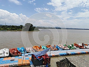 Sukhna Lake in Chandigarh, Punjab, India