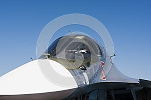 Sukhoi 34 jet close-up