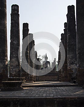 Sukhothai buddha Silhouette