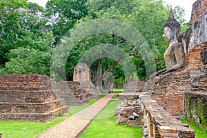 Sukhothai historical park, Temple Ruins of Wat Mahathat