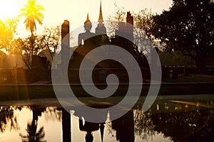 Sukhothai at sunset