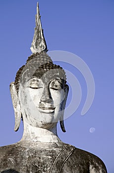 Sukhothai, Thailand, Buddha statue at Wat Maha That Temple