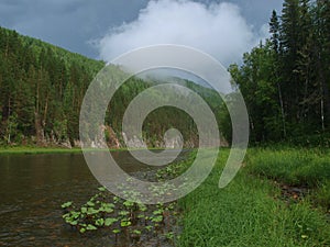 Sukhoy Pit river after rain.